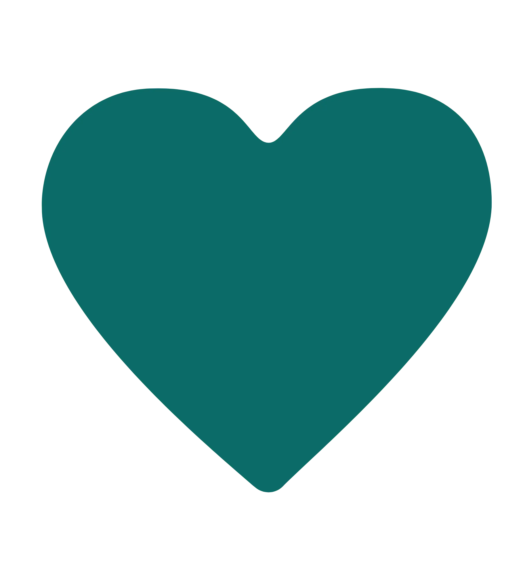 simple illustration of a heart to show caring